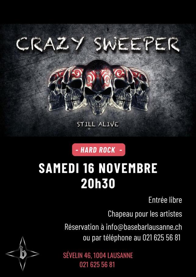 Merci au Base Bar et nombreux public présent hier soir, c’était top !!! 